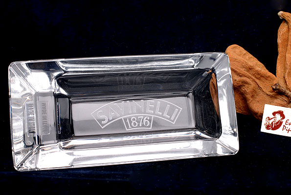 Savinelli cut-glass tray